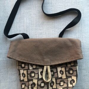 Stylish Brown Patterned Women's Boho Bag
